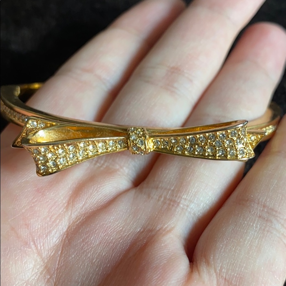 Kate Spade gold bow bracelet